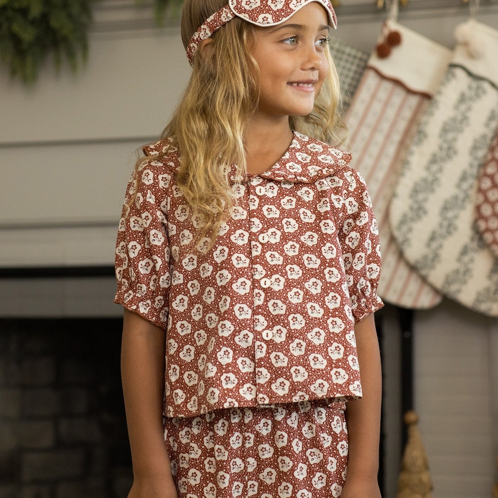 NWOT Rylee & Cru Ruffle Pajamas size 14 RC - Picture 4 of 6